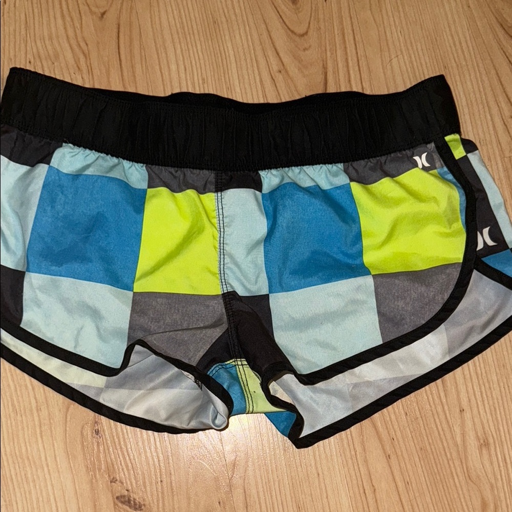 Hurley Multicolor Checkered Board Shorts